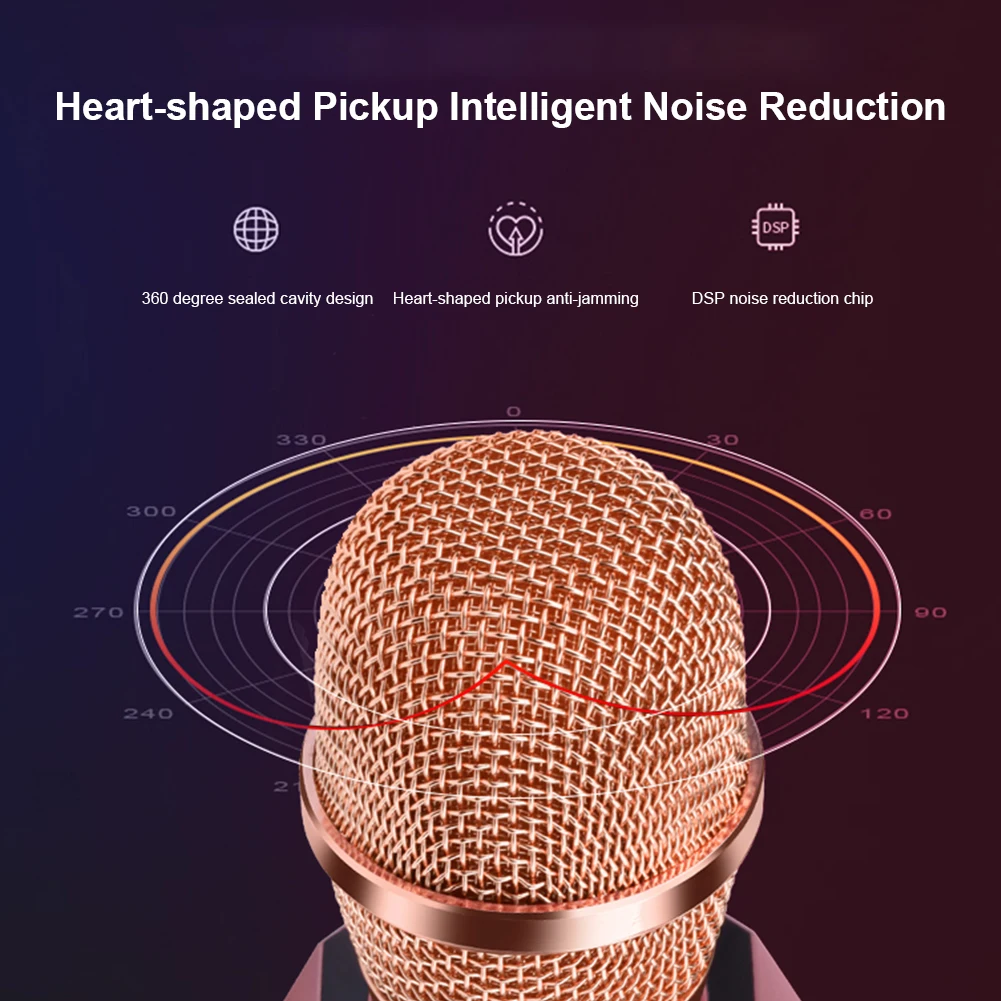 K7 караоке микрофон беспроводной Bluetooth динамик Многофункциональный портативный умный микрофон ручной микрофон Запись микрофон