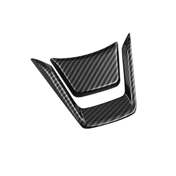 

for Subaru Forester 2019 2020 Carbon Fiber Car Steering Wheel Decor Cover Trims Frame Sticker Accessoires