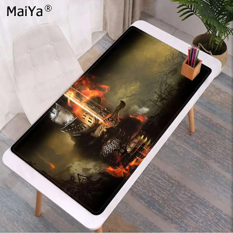 Maiya Custom Skin Dark Souls Customized laptop Gaming mouse pad Free Shipping Large Mouse Pad Keyboards Mat