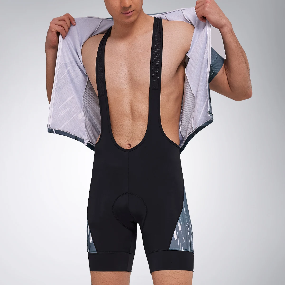 Santic Summer Cycling Jersey Set Breathable Gel Pad Clothing Men Bib Shorts Maillot Ciclismo Bike Jersey Short Sleeve Asian Size 5