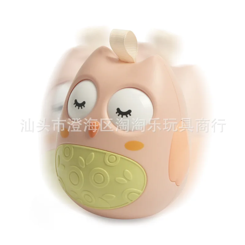 

Infant Bedside Toy Q Meng Owl Tumbler Large Size 0-3-Year-Old Infant Sound Making Drop-resistant Early Childhood Educational Toy