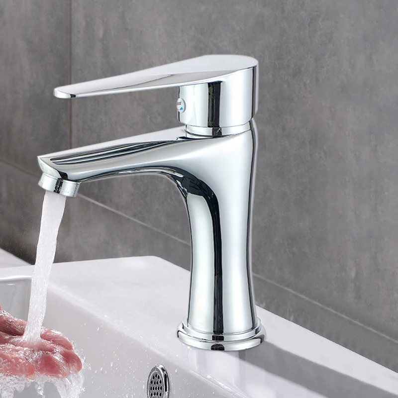 Кран для раковины для ванной комнаты, медный кран для раковины, кран для раковины, смеситель для холодной и горячей воды, кран на бортике для ванной