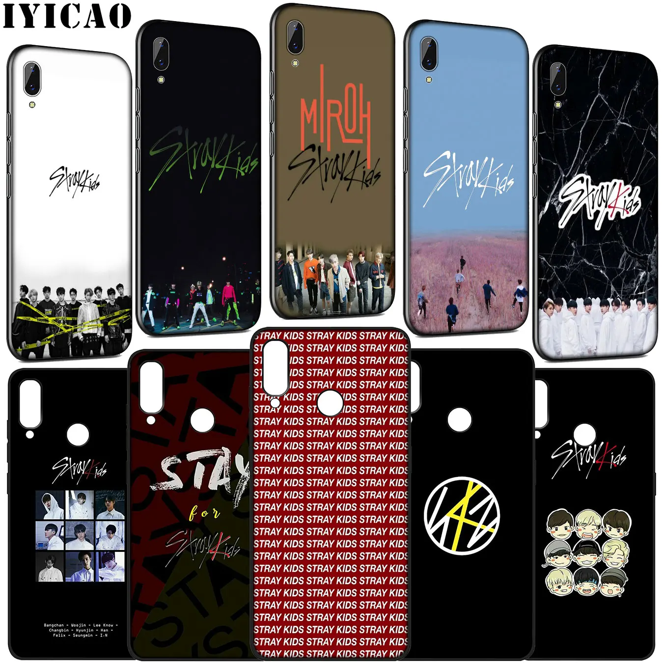 

Stray Kids KPOP Soft Phone Case for Huawei Y9 Y7 Y6 Prime 2019 2018 Honor 20 10 9 9X 8C 8X 8 Lite 7C 7X 7A Pro