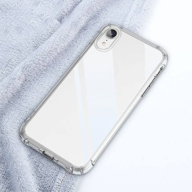 Роскошный противоударный прозрачный силиконовый чехол для Iphone Xr Iphone Xs Max чехол для Iphone Xs X Чехол Apple Iphone 11 Pro Max чехол черный чехол