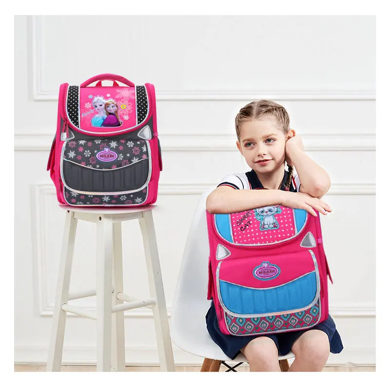 

Lovely Cartoon Kids Orthopedic Backpack Teens Beauty Printing Packs Girls Primary Shoolbags High Quality Mochila Infantil