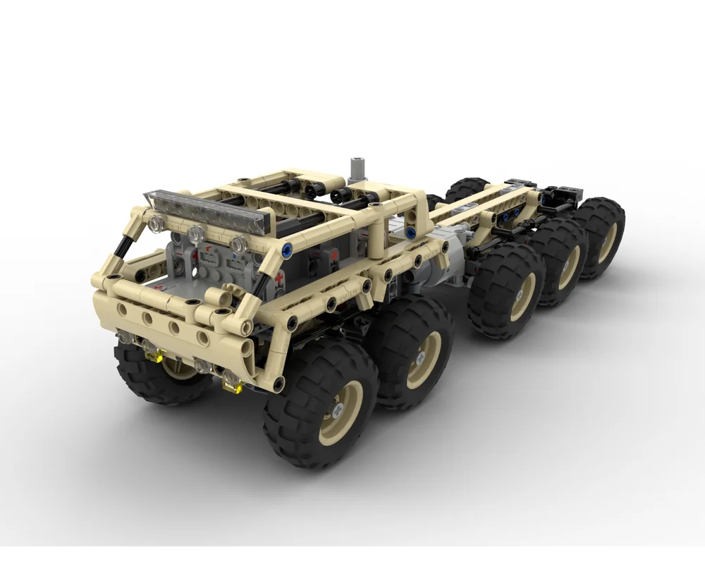MOC 25142 Desert Snake 10x10 Tatra RC by Steelman14a with 544 pieces