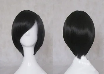 

Himuro Tatsuya Orihara Izaya Lelouch Lamperouge Sebas Tian Cosplay Wigs High-temperature Fiber Black Short Hair + free hair net
