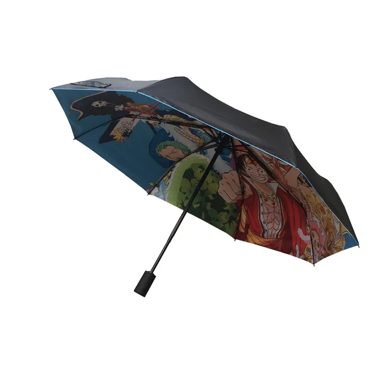 Аниме one piece Luff Зоро мультфильм складной зонт от солнца, дождя анти-УФ зонтик косплей реквизит коллекционный Рождественский подарок