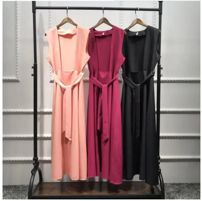 Модные Vestidos Arabes Элегантные Осенние Абая, для мусульман Caftan Дубай ислам кафтан ремень платье для женщин Рамадан Elbise Sukienki Eid Robe