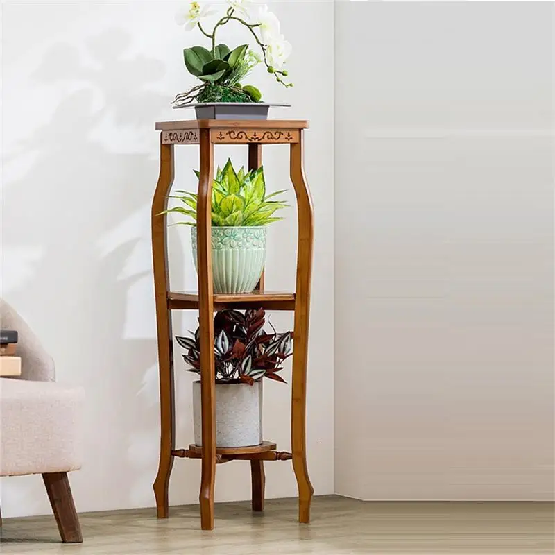 Для Suporte Flores плантенреккен комнатный горшок деревянный Mueble Para Plantas Rak Bunga растения на балконе полка напольная подставка для цветов