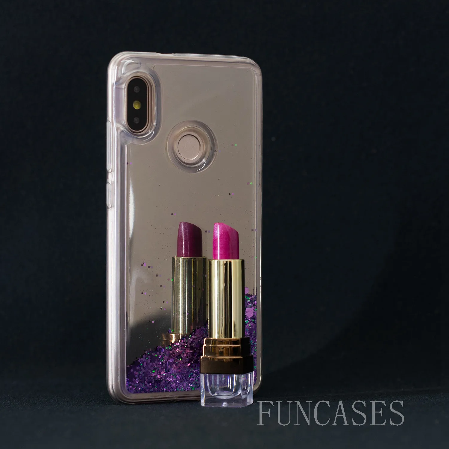 Mirror Quicksand Mobile Phone Case Shell for Xiaomi Redmi Note 5 Pro Comprehensive Protection Cover Copue | Мобильные телефоны и