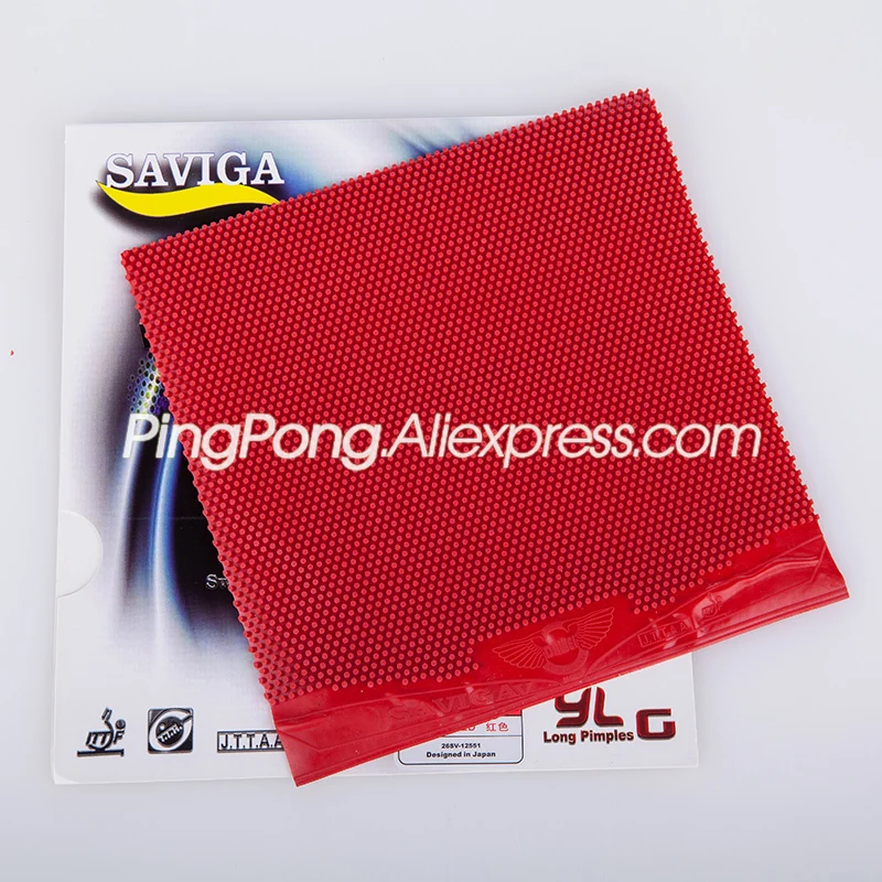 Dawei National SAVIGA V Long Pipe-out Table Tennis Rubber Sheet Without Sponge 