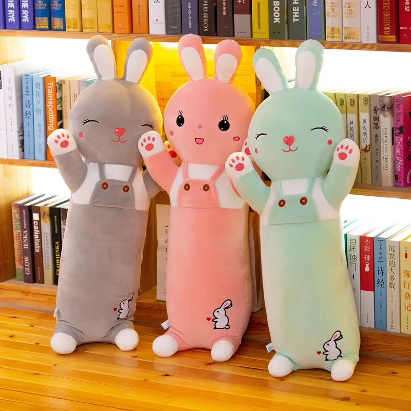

Cartoon Rabit Soft Cushion Pillow Toys Long Animals Simulation Stuffed Doll Children Kids Girlfriend Birthday Gifts