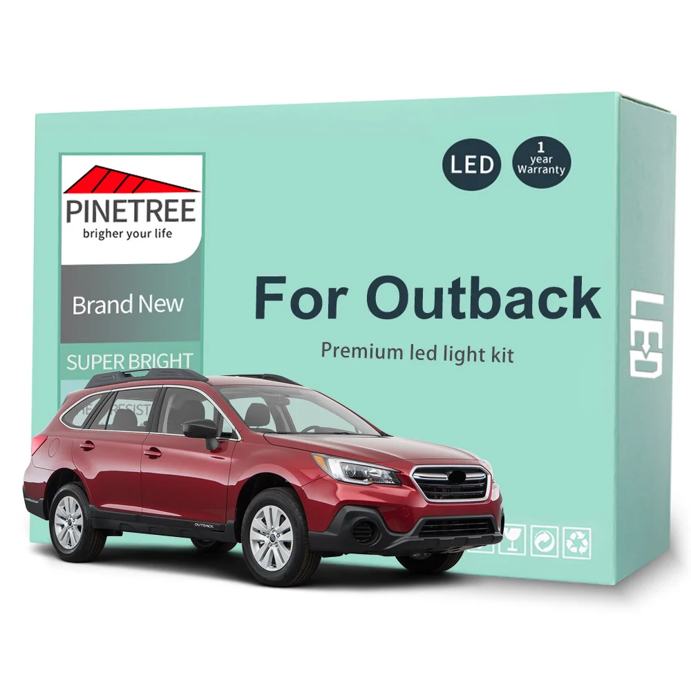 Комплект светодиодных ламп для салона Subaru Outback BE BH BL BP BR BS 1999-2016 2017 2018 2019 2020 2021
