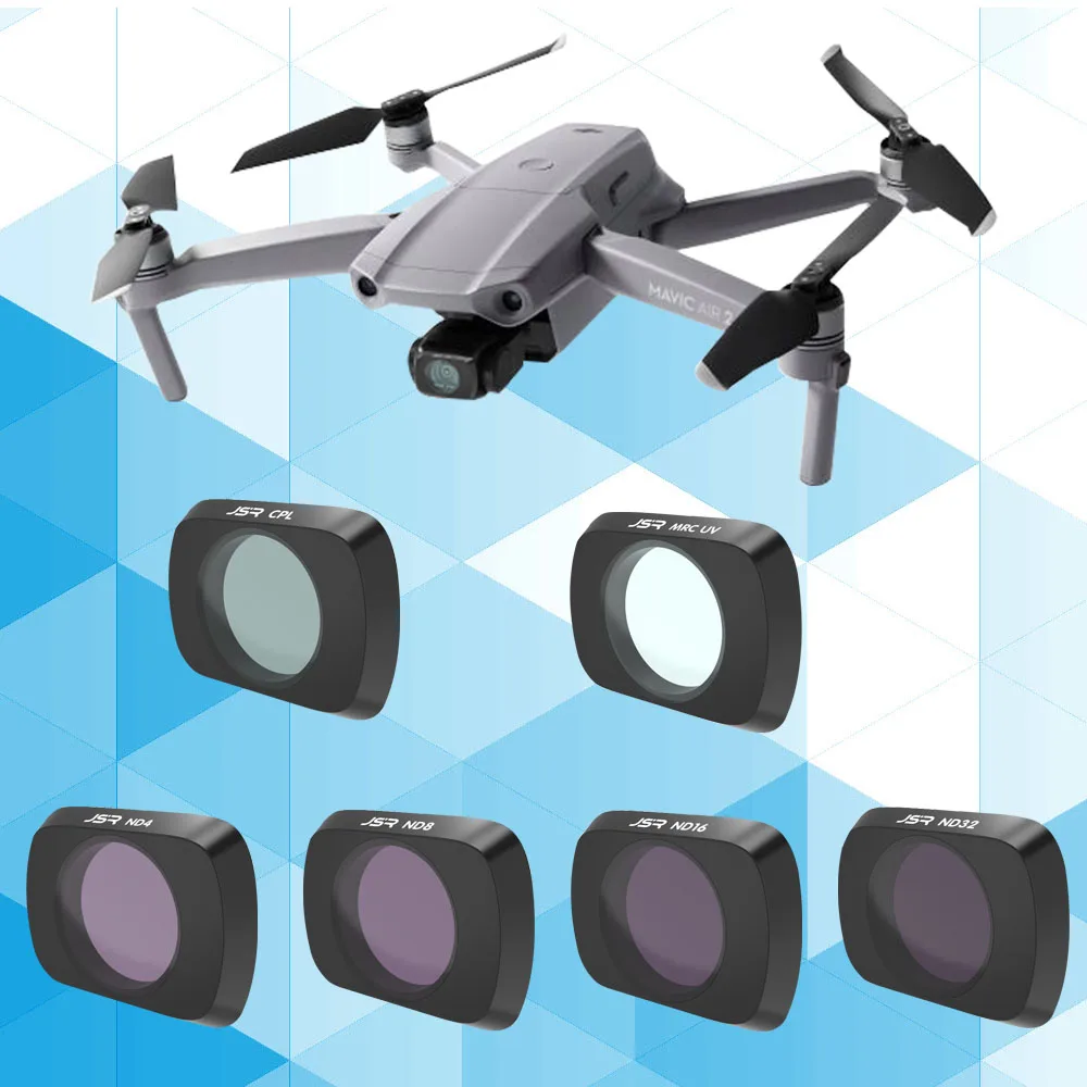 Фильтр для DJI Mavic Air 2 фильтр ND4/8/16/32/64 PL полярное стекло нейтральной плотности Air2