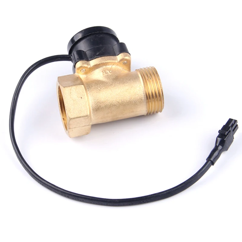 

TOP HT800 One 1 Inch Water Pump Flow Sensor Switch Liquid Booster Solar Heater Brass Magnetic Pressure Automatic Control Valve P