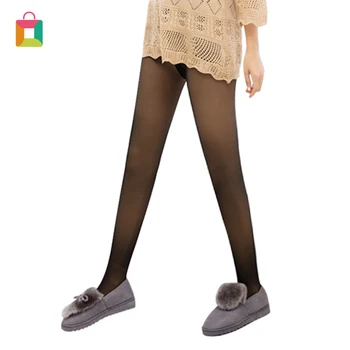 

Pantyhose through meat leggings seamless fake women's single layer thin spring and autumn Glittery