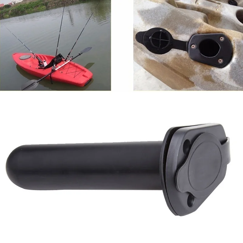 Canoe Fixed Fishing Seat Fishing Rod Bracket Embedded Oblique Insertion Fishing  Seat Yacht Accessories