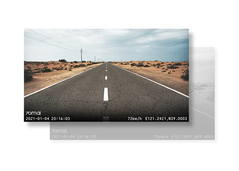 70mai A800S-1 Dash Cam 4K + RC06 Rear Camera Set