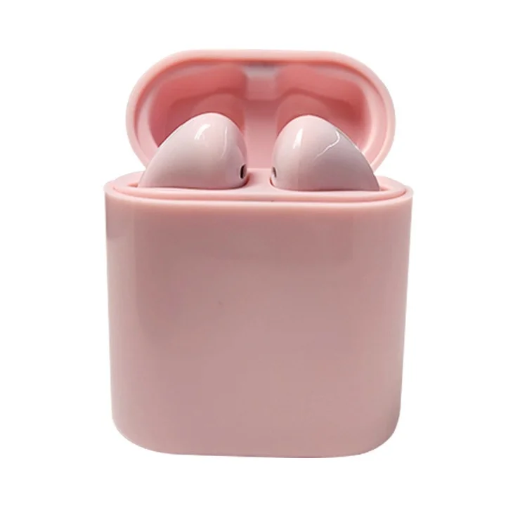 Pink Lehenton i28 tws с сенсорным управлением, беспроводные Bluetooth наушники, мини наушники, Bluetooth 5,0, бинауральные звонки, HIFI, высокое качество звука - Цвет: Pink