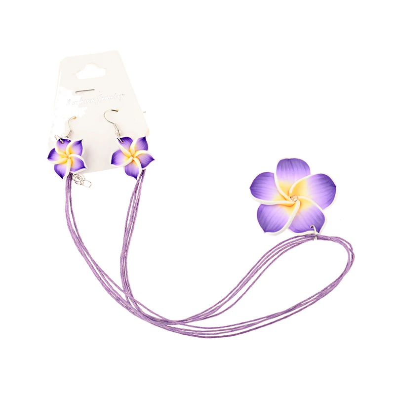 Летняя милая фотография 2020 милое романтическое ожерелье серьги набор детских