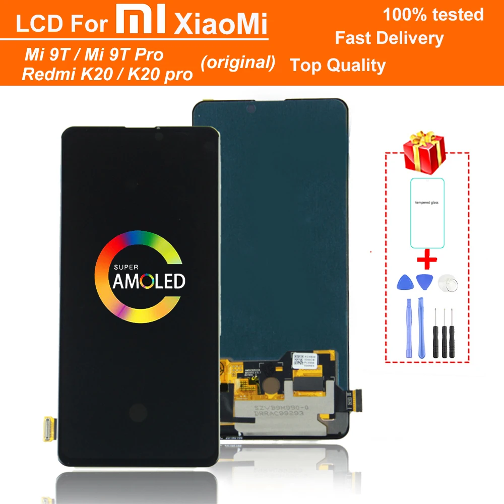 

Original 6.39"AMOLED for Xiaomi 9T Pro LCD display with XIAOMI K20 Pro display touch screen digitizer assembly repair parts
