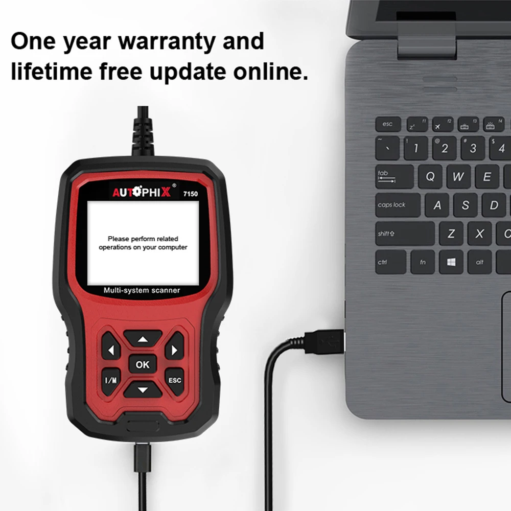Autophix 7150 OBD2 Automotve Scanner Professional Code