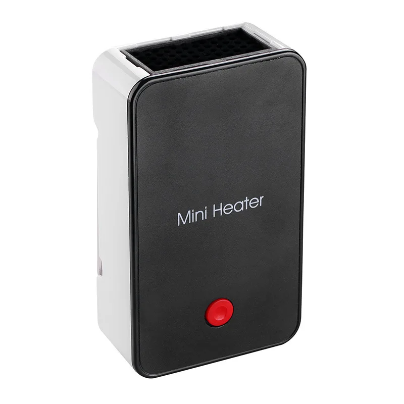 1 шт., 110 В/220 В, милый мини обогреватель для путешествий, воздуходувка для дома, гостиной, офиса, радиатор, подарок, Настольная грелка, Рождественский подарок - Цвет: black 110V