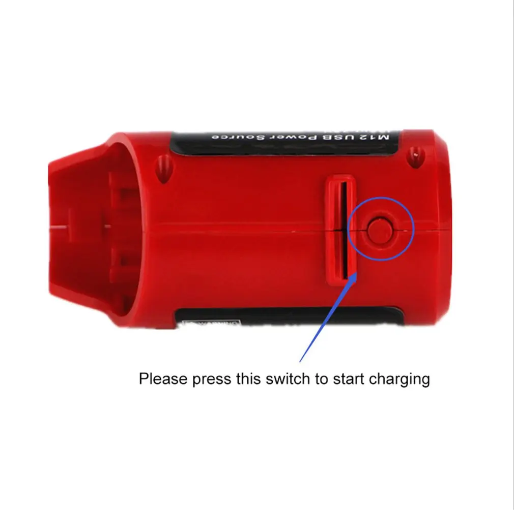 USB зарядное устройство адаптер зарядное устройство конвертер для Milwaukee M12 49-24-2310 48-59-1201 8-12 В литий-ионный аккумулятор