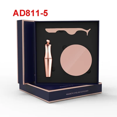Gift box-AD811 Магнитные ресницы, магнитные жидкие подводки для глаз и магнитные накладные ресницы и пинцет, набор магнитных подводок для глаз и длинных накладных ресниц - Цвет: Gift box-AD811