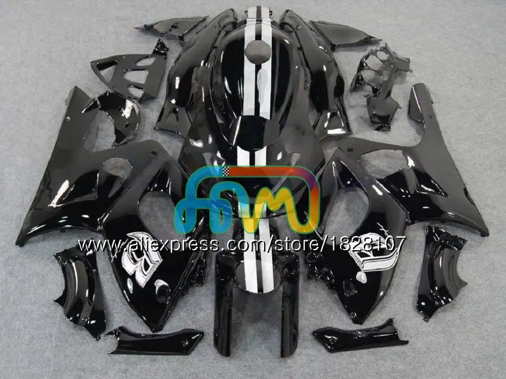 No. 33 YZF600R для YAMAHA Thundercat черный глянец 96 97 98 99 00 01 02 72BS. 21 YZF-600R YZF 600R 1996 1997 1998 1999 2000 2001 обтекатель - Цвет: No. 33