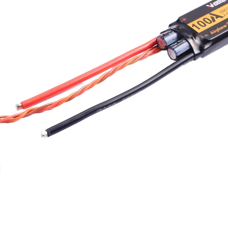 VGOOD 100A 2 6S 32 битный бесщеточный ESC с 5A SBEC для радиоуправляемого самолета