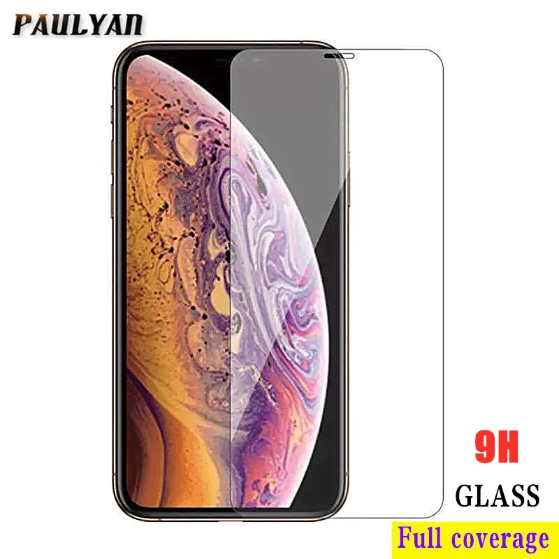 Full Protective glass for iPhone 6 6S 7 8 plus X on iphone 5 SE XS MAX screen protector XR protection GLASS | Мобильные телефоны и