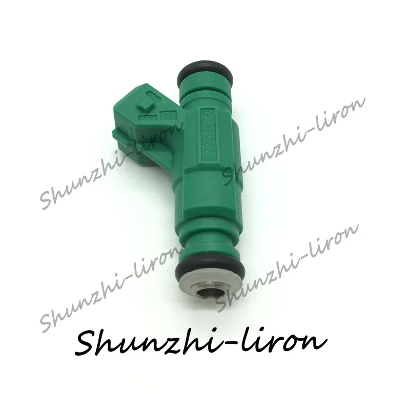 4 шт. топливный инжектор для peugeot 206 307 Citroen C2 C3 C4 Xsara 2 Berlingo 1,6 16V 0280156318 1984E9 Форсунка двигателя клапан впрыска