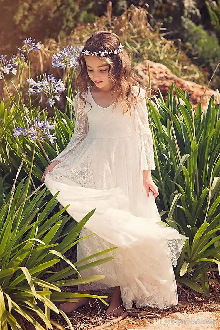 2020-new-beach-flower-girl-dresses-white