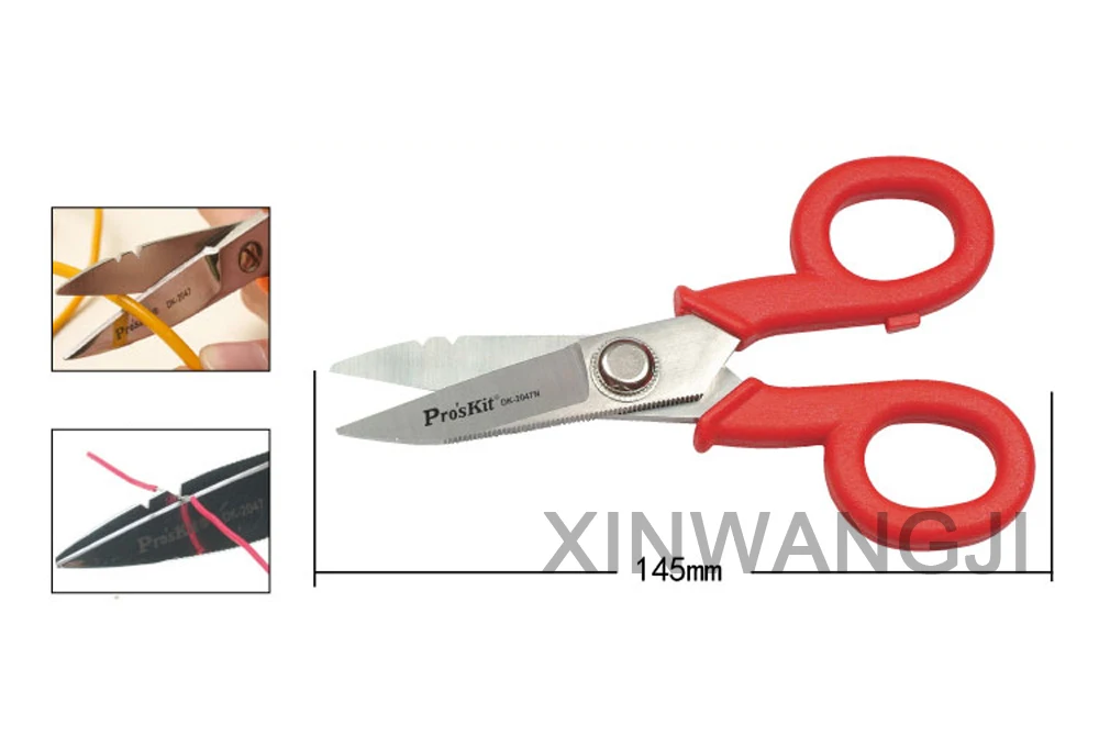 Pro'sKit DK-2047N 5," Многофункциональный Электрический Нож для снятия изоляции ножницы бытовые электрические ножницы резка линия