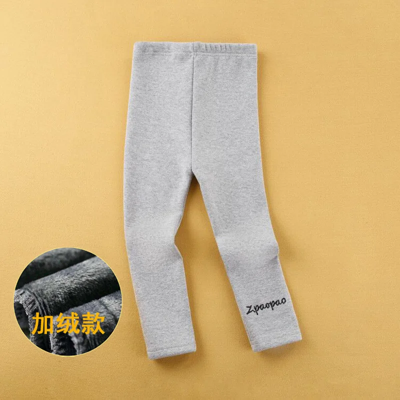 06 Kids Girls Pants leggings Autumn Spring Girls trousers Fashion Children Candy Color girl trousers Slim Pencil Pants For Girl - Цвет: 06