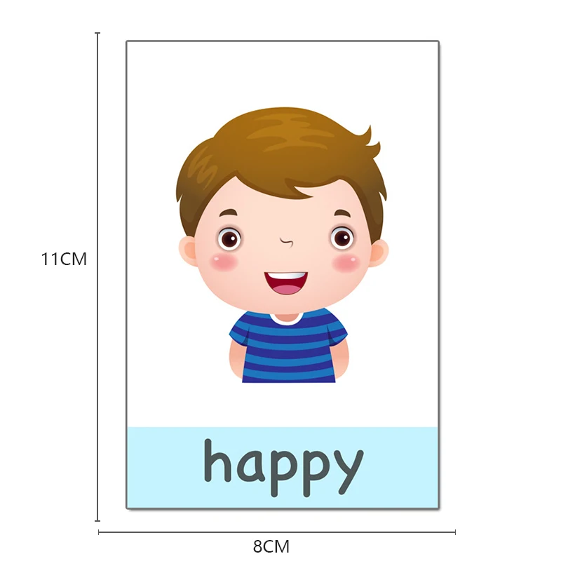Expression Emotion Cognitive Flash Cards Montessori Toys Baby Cartoon Learn Card Learning Education Toy For Children 6 Expression Emotion Cognitive Flash Cards Montessori Toys Baby Cartoon Learn Card Learning Education Toy For Children 6