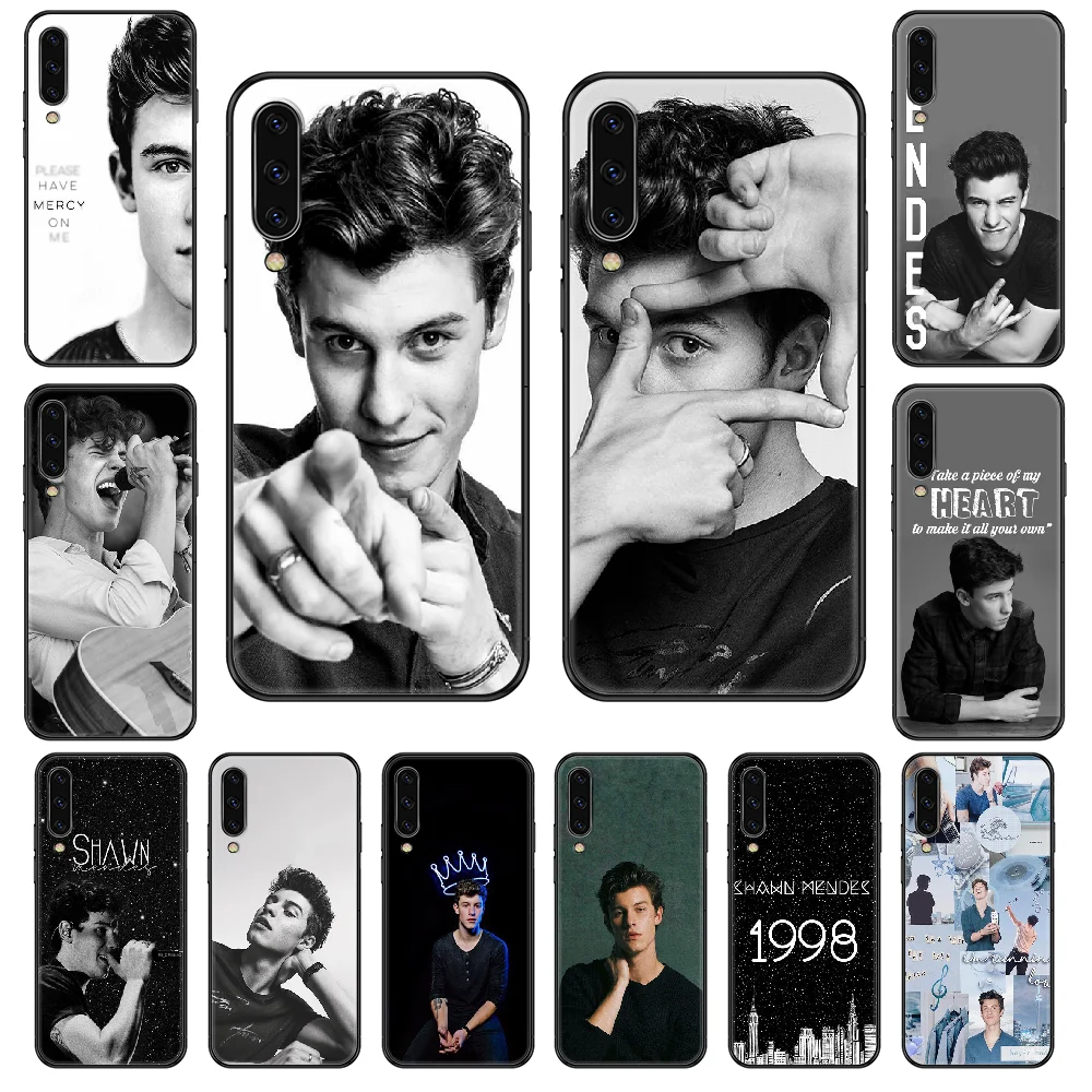 Shawn Mendes Phone case For Samsung Galaxy A 3 5 8 9 10 20 30 40 50 70 E S Plus 2016 2017 2018 2019 black fashion cover 3D | Мобильные