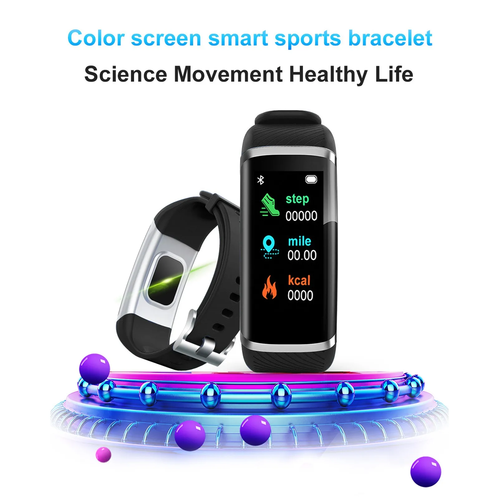 M8 1.14&quot Smart Bracelet Watches Band IP67 Waterproof Tracker Blood Heart Rate Sleeping Monitor For IOS Android | Электроника