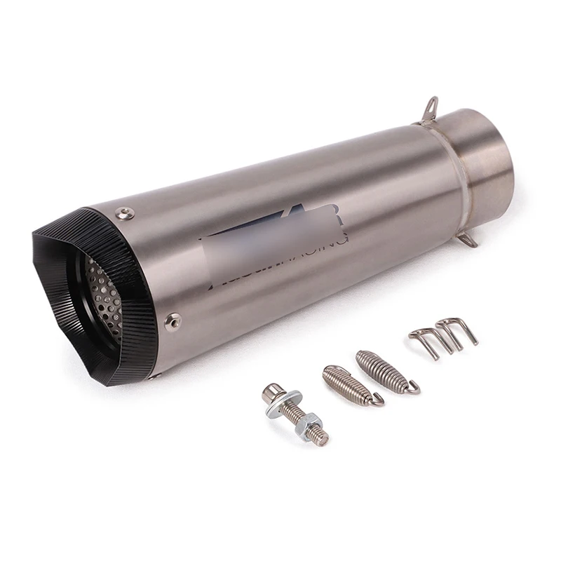 

Universal 61 mm Motorcycle Exhaust Pipe Universal Street Bike Scooter Escape No DB Killer Titanium Alloy CBR1000RR YZF-R1