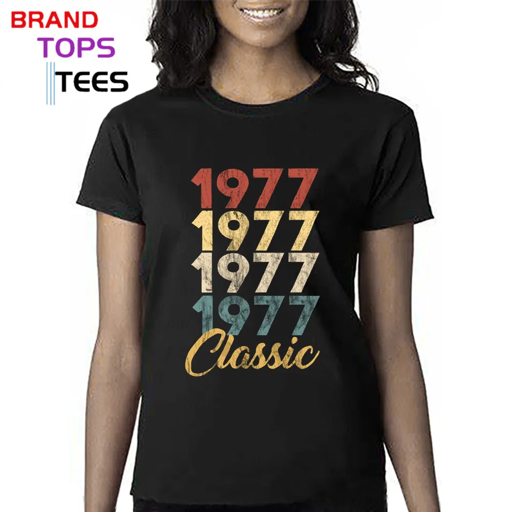 Retro The 70s Clothing Vintage Classic 1977 T Shirt Awesome Women's — free download