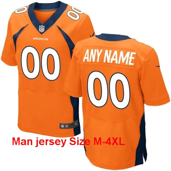 A+ good feedback Personalized stitched Denver s Customized Any Name And Number Men Women youth kids Jersey - Цвет: 3