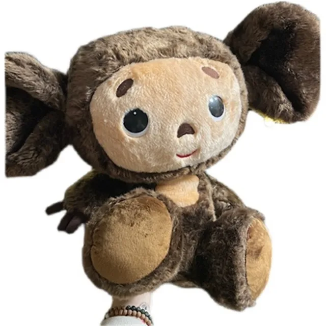 Russian animation cartoon Cute Cheburashka Monkey doll plush toy doll Birthday Present For Child