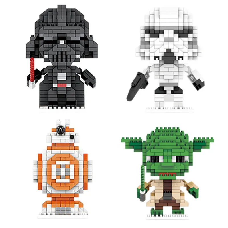 

Disney Star Wars character building blocks Plastic mini building blocks Brain Games Toys Room decoration birthday gifts