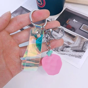 

Creative New Summer Fruit Cut Acrylic Car Keychain