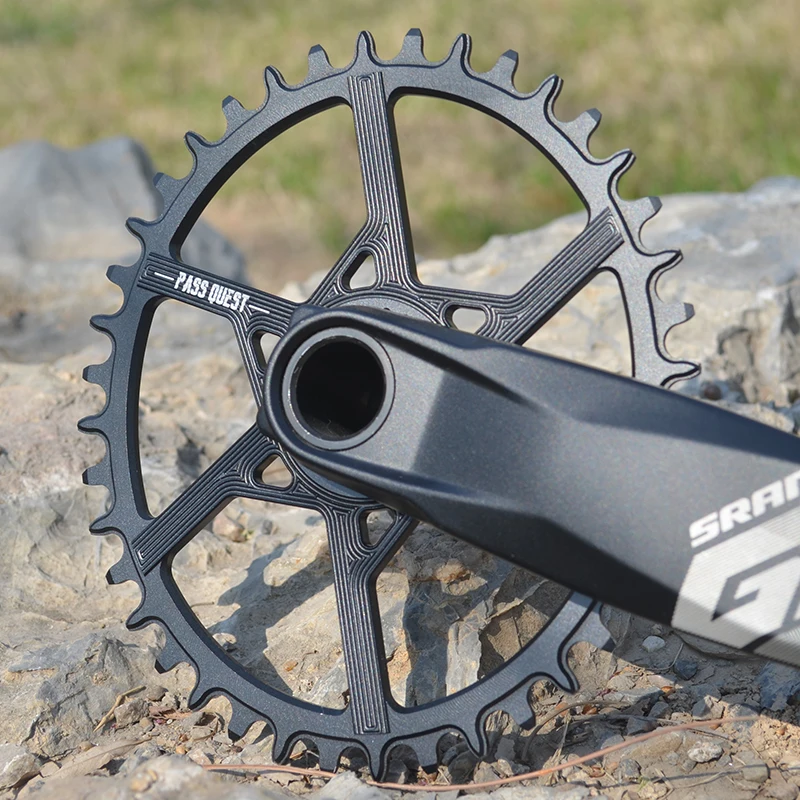 Пасс QUEST SRAM gx xx1 eagle GXP MTB овальная узкая широкая Цепь 32 T-40 T велосипедная Звездочка для велосипеда/цепное колесо 0 мм офсетный коленчатый набор