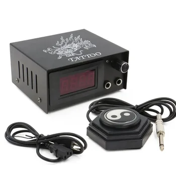 

Tattoo Power Supply Set Kit LCD Display Double Ourput Digital tattoo Foot Pedal tattoo Switch Clip Cord tattoo supplies