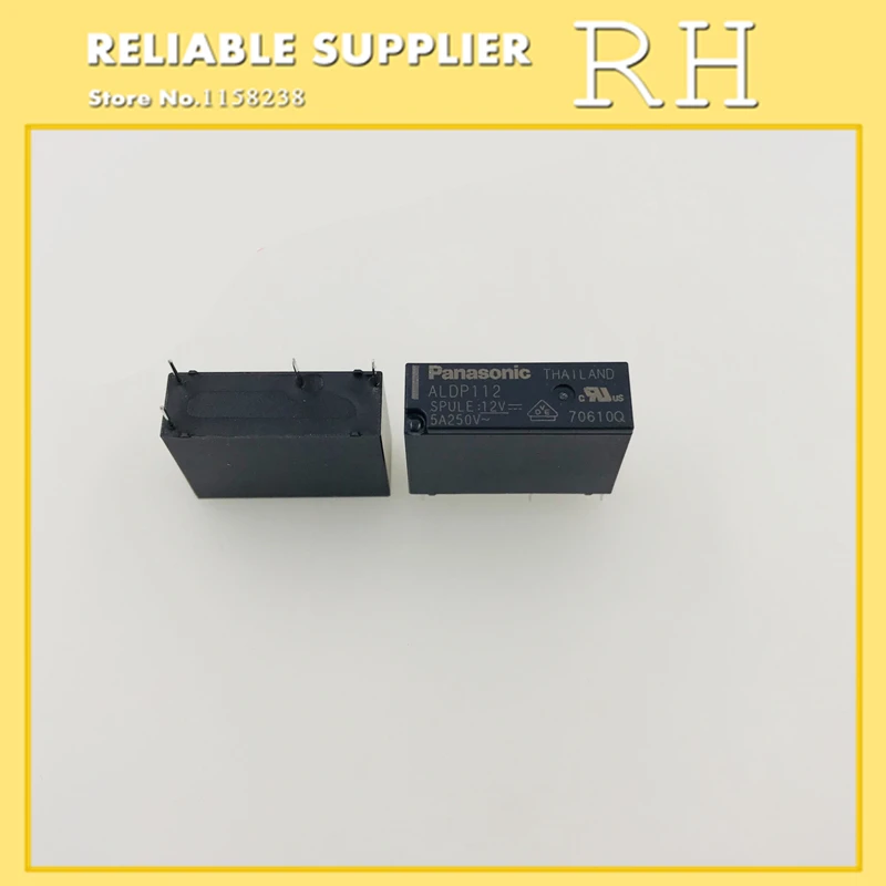 

10PCS/lot Power relays ALDP112 ALDP112w 4PIN 5A A group of normally open