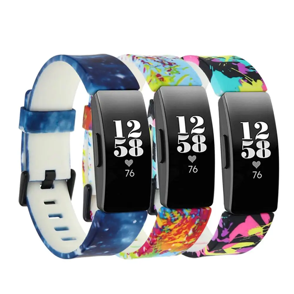 3 набора наручных браслетов Для Fitbit Inspire HR силиконовый браслет ремешок для часов